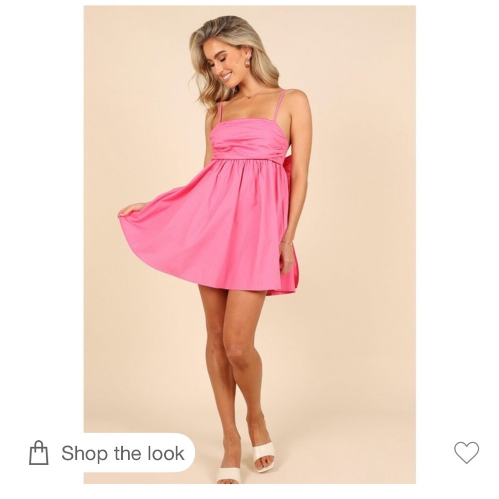 Petal & Pup Bright Pink Mini Dress